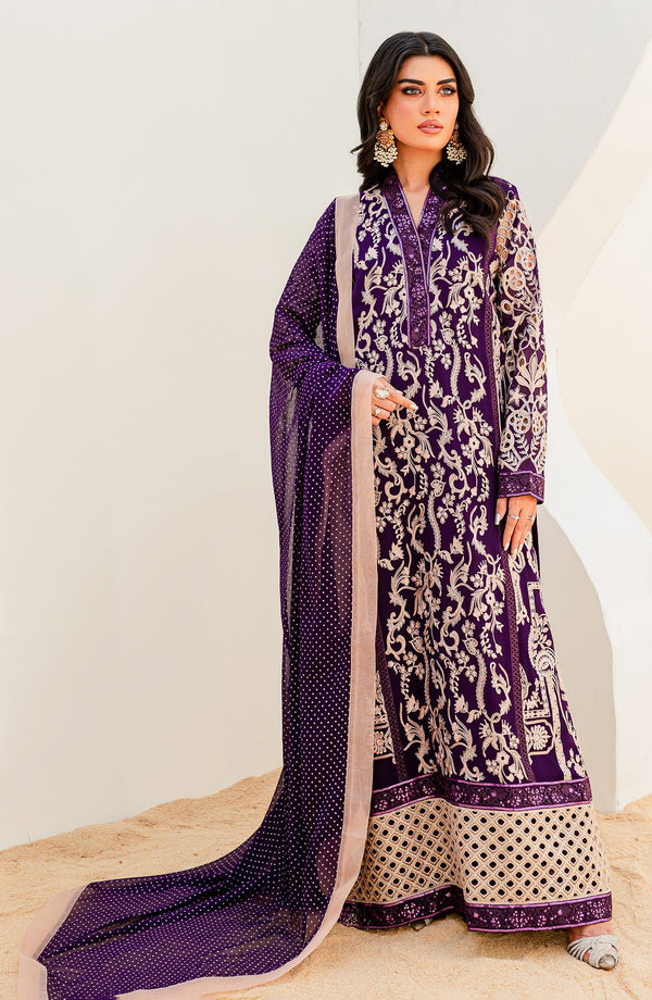 Luxury Chiffon Collection - PURPLE MAGIC  (QS23-502)